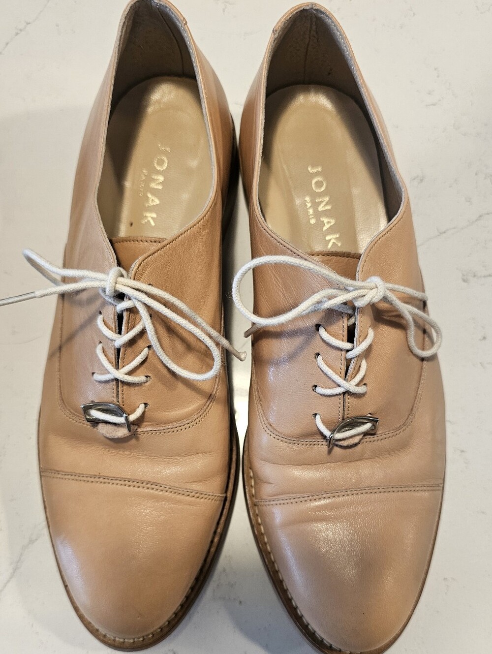 Jonak Paris Oxford Shoes In Beige